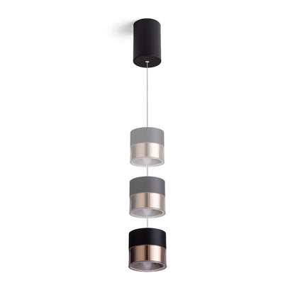 RENDL pendant lamp JUNIPER height adjustable pendant black/gold  230V LED 15W 30°  3000K R14219 3