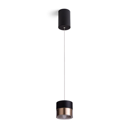 RENDL pendant lamp JUNIPER height adjustable pendant black/gold  230V LED 15W 30°  3000K R14219 5