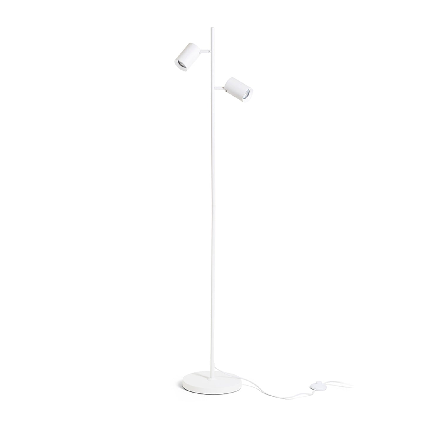 RENDL floor lamp FLYNN II floor white  230V LED GU10 2x9W R14266 5