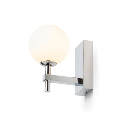 RENDL wall lamp PEGGY wall chrome/opal-colored glass 230V LED G9 6W IP44 R14388 7