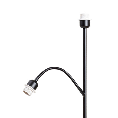 RENDL shades, shade bases, pendent sets PAMPA floor base black 230V LED E27 11+7W R14498 2