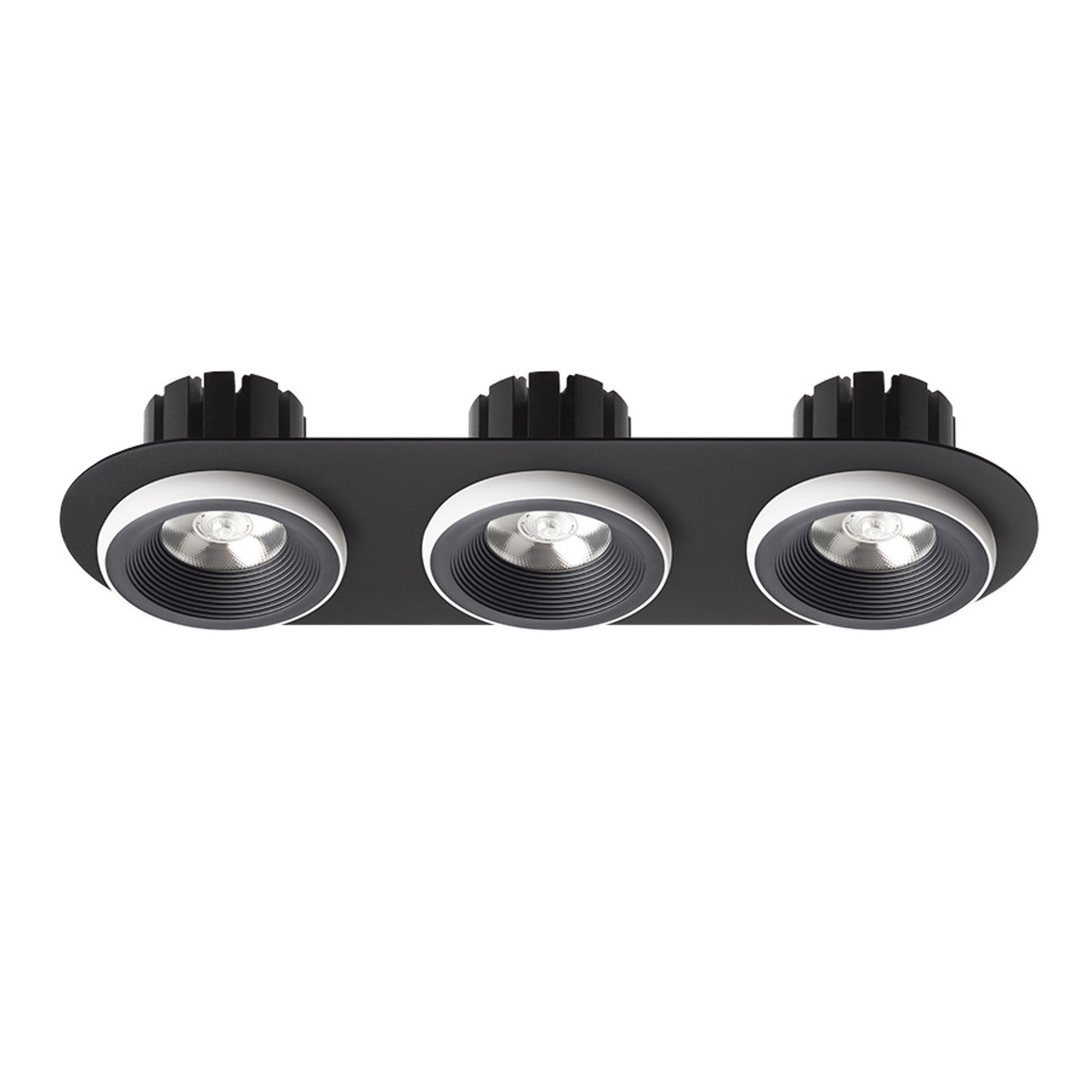 RENDL recessed light SHARM R III recessed black/white 230V LED 3x10W 24° 3000K R14577 2